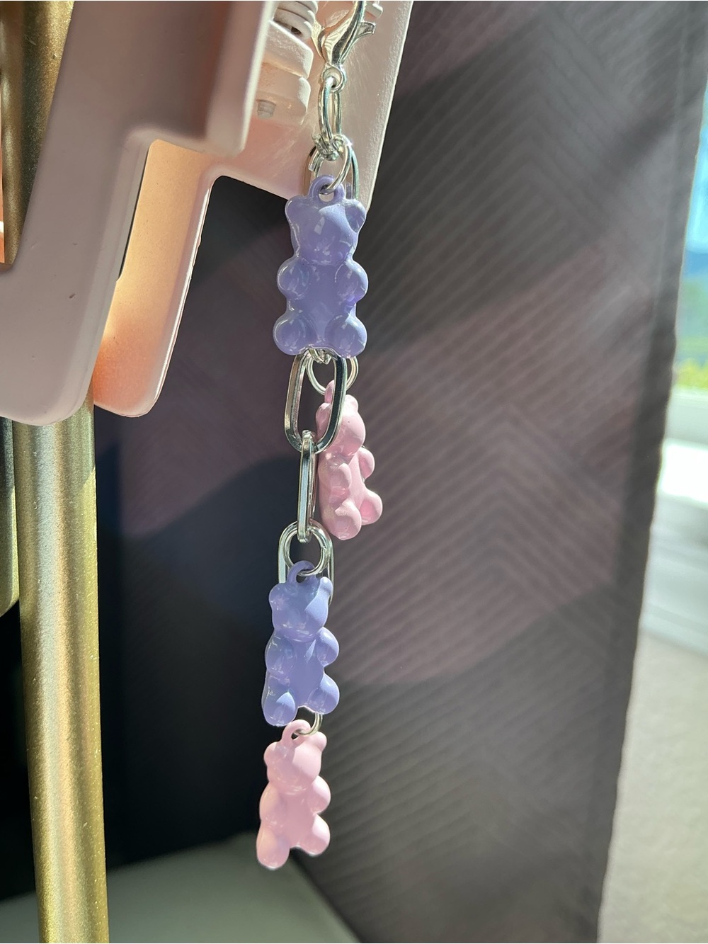 Handmade Charmed Claw Clip - Gummy Bears